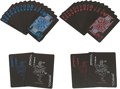Jeu de cartes à jouer en plastique imperméable boomnog, cartes à jouer