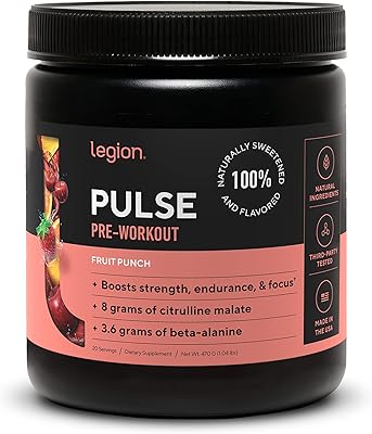 Supplément de boisson pré-entraînement à l'oxyde nitrique entièrement naturel de legion athletics