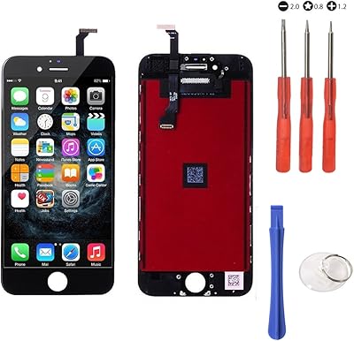 Remplacement d'écran tactile mobofix pour iphone 6 (noir) ensemble numériseur d'écran lcd