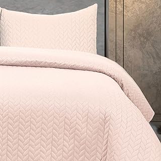 Lineen home - couvre-lit matelassé charlotte king size 245 x 260 cm - parure de lit matelassée légère en microfibre douce avec 2 taies d'oreiller 50 x 75 cm pour toutes les saisons (peluche, 245 x 260 cm). Diaytar Sénégal : Des produits pour toute la famille à prix cassés