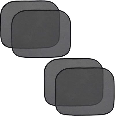 Qdc itt 4 pièces stores de fenêtre de voiture 44 x 38 cm