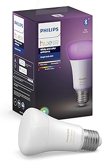 Ampoule led intelligente philips hue uae led de couleur ambiante, compatible avec bluetooth