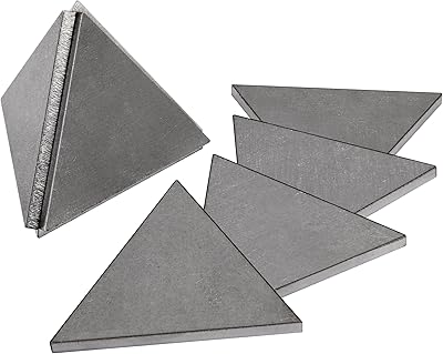 Coupons de soudage silatu - kit de soudage triangulaire en acier doux