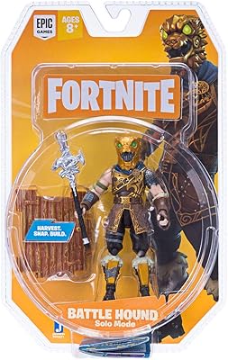 Figurine fortnite battle hound du mode solo, multicolore, fnt0071
