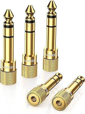 Ugreen - adaptateur casque 6,35 mm mâle vers 3,5 mm femelle - couleur