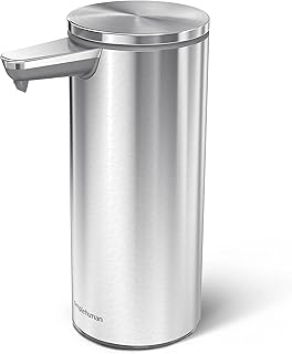Distributeur de savon liquide rechargeable sans contact simplehuman de 9 oz, acier inoxydable