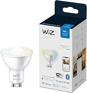 Ampoule intelligente connectée wifi wiz blanche [spot gu10] 50 w lumière