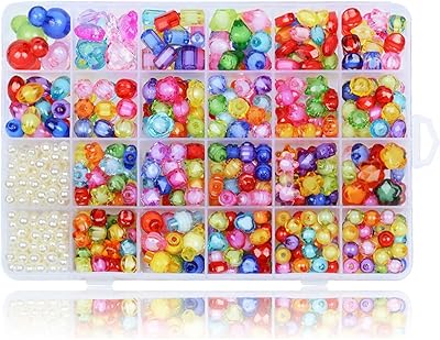 Ensemble de perles de pierres précieuses ipama 24 grilles cristal rondes pour la fabrication