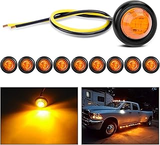 Nilite 10pcs tl-03 3-4 pouces led avant arrière côté balle lumière pour camion