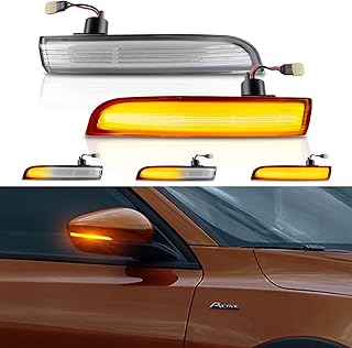 Feux de position latéraux led séquentiels ambre gamepro pour ford escape ecosport 2013-2018