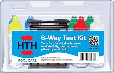 Kit de test d'entretien de piscine 6 façons de tester la chimie