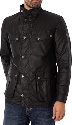 Veste duke wax tourer pour homme noir