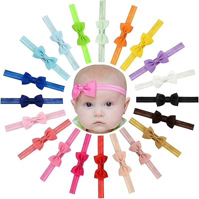 Bandeaux pour petites filles de 0 à 12 ans wi-sc-2 - 20 cs