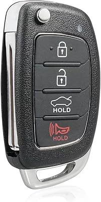 Porte-clés de remplacement pour hyundai sonata 2015 2016 2017 sonata entrée