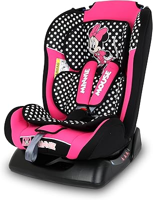 Siège auto enfant 3 en 1 disney minnie mouse, 4 positions pour plus