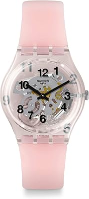 Montre à quartz analogique pour adulte swatch avec bracelet en silicone gp158