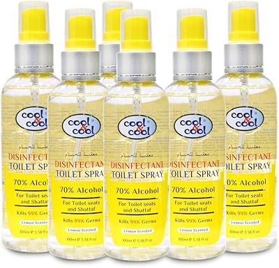 Spray désinfectant pour toilettes cool & cool, 6 x 100 ml