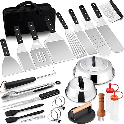 Ensemble d'accessoires de barbecue 26 pièces ensemble de couverts pour en acier inoxydable