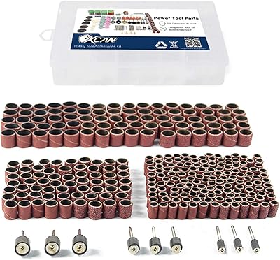 Ensemble d'outils de ponçage jolrc de 338 pièces, forets à ongles polis dremel