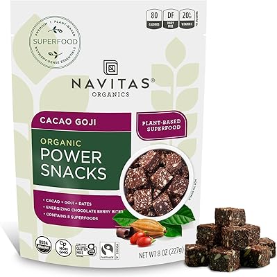 Navitas organics power snack cacao goji superfood (236 ml)