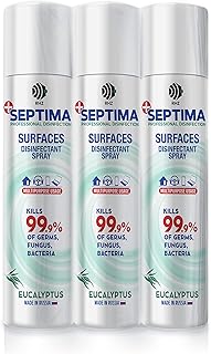 Spray désinfectant de surface septima eucalyptus, 250 ml (paquet de 6)