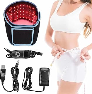 Appareil de thérapie par lumière infrarouge rouge hhukoer, ceinture de taille, lumière rouge