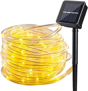 Lumières solaires à corde 72 pieds 200 led 8 modes lumières