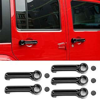 Ensemble de housses de poignée de porte de voiture et hayon pour jeep