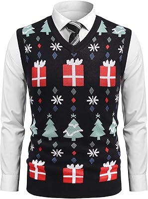 Pull décontracté léger uni à col en v pour hommes