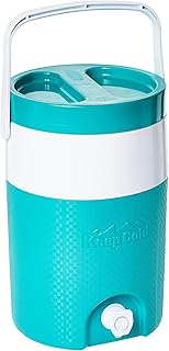 Refroidisseur d'eau froide isolé en plastique cosmoplast mfkcxx003ta de 2 gallons - bleu