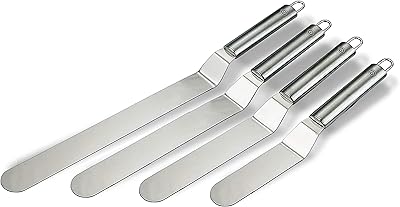 Ensemble de spatules new line ny en acier inoxydable avec 4 tailles 6