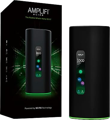 Routeur maillé évolutif wi-fi 6 tri-bande ampli-fi alien d'ubiquiti networks système de jeu