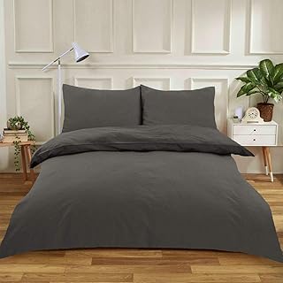 Housse de couette hyams de qualité hôtelière avec taies d'oreiller en polyester facile