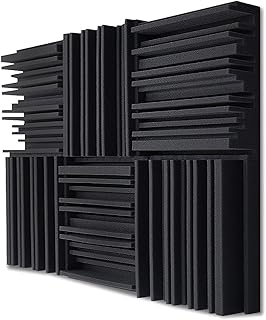 Panneau de mousse insonorisante troy studio acoustic studio, 12 x 12 x 2