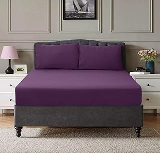 Parure de lit firdos en microfibre douce pour king size résistant aux plis