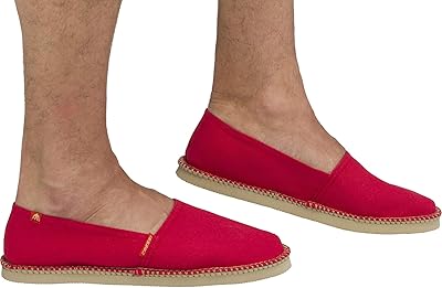 Espadrilles plates cressi valencia avec semelle en caoutchouc pour adultes unisexes