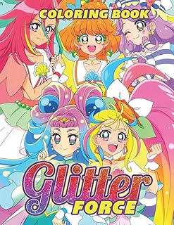 Livre de coloriage glịttẹr fọrcẹ : pages de coloriage vives présentant des illustrations