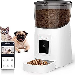 Mangeoire automatique pour animaux de compagnie avec caméra 1080p distributeur de nourriture chats
