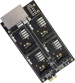 Carte d'extension yeastar ip pbx ex08 4 emplacements de module interne et 8