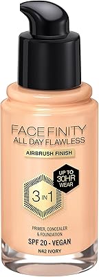 Fond de teint liquide 3 en 1 facefinity all day flawless pour une peau