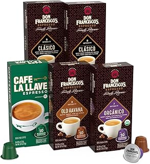 Pack varié de capsules d'espresso don francisco & cafe la love