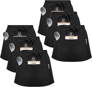 Tablier de taille noir ino gear avec 3 poches pour restaurants et jardinage pour hommes et femmes (noir, coton) 6 pièces, noir, taille unique. Un océan de bonnes affaires sur Diaytar Sénégal