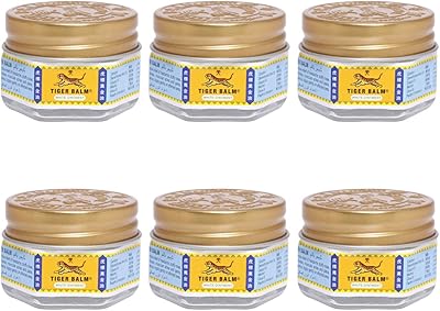 Baume du tigre pommade blanche 10g, lot de 6- phi023b