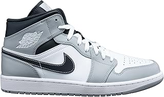 Chaussure de fitness air jordan 1 mid pour homme gris 9