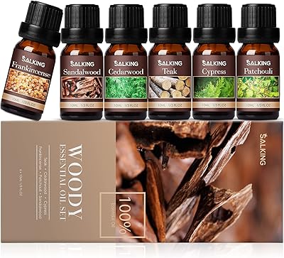 Coffret d'huiles essentielles salking woodsy pour hommes huiles de luxe 100