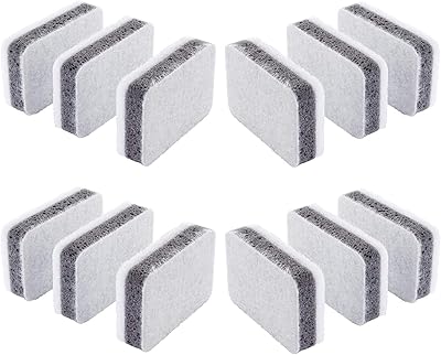 Éponges à vaisselle ikea savampig blanches et grises - ensemble de 12