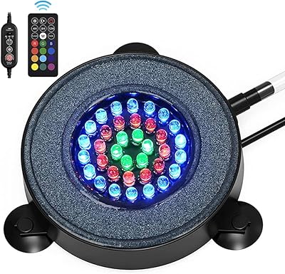 Lumières d'aquarium - lumières d'aquarium télécommandées 36 lumières d'aquarium à led pour aquarium