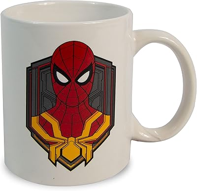 Tasse à café imprimée marvel spider-man no way home (produit officiel marvel), multicolore
