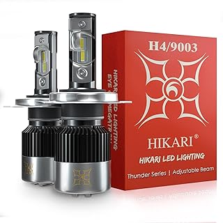 Ampoules led hikari h4 9003, 9600 lumens, kit de conversion led haute luminosité