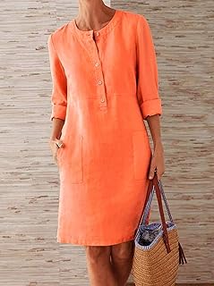 2021 printemps grande taille vêtements pour femmes coton et lin col rond manches